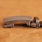 Elynico Formal Men’s Leather Belt – Genuine Cowhide with Automatic Buckle