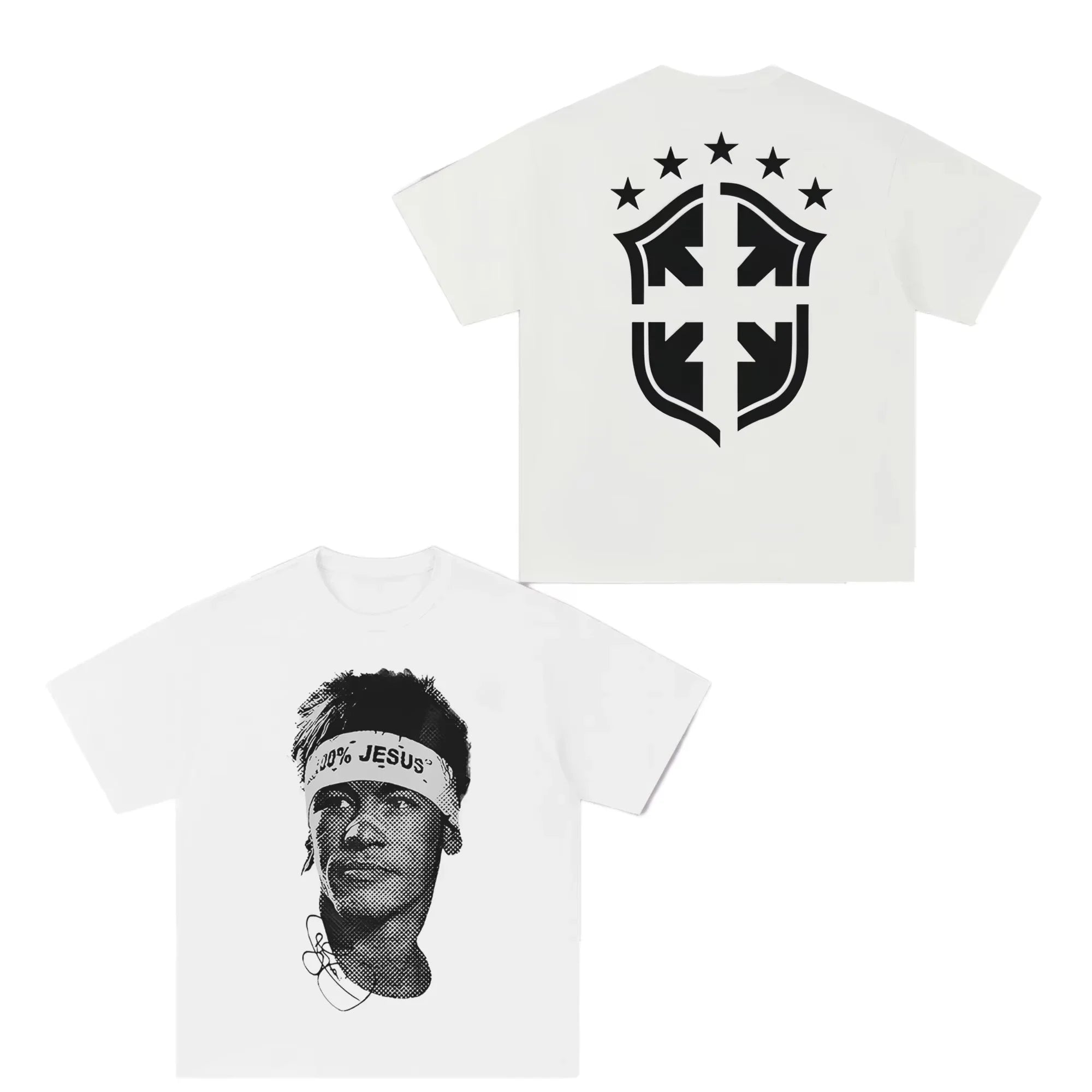 Elynico Neymar Oversized Tee — Algodão Premium, Estilo Athleisure