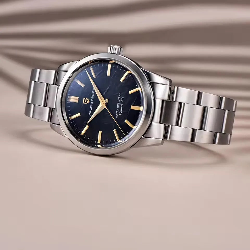 Elynico™ Pagani 40mm Sapphire Quartz Watch – Meteorite Edition