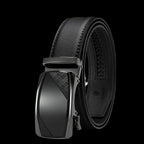 Elynico Men’s Business Leather Belt – Elegant Automatic Alloy Buckle