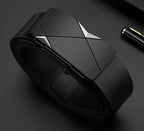 Elynico Auto-Lock Leather Belt — Minimalist Look, Maximum Comfort