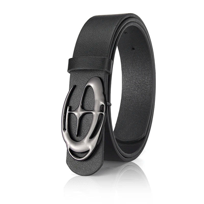Cinto Masculino com Fivela Lisa – Design Minimalista e Moderno | ELYNICO Belt