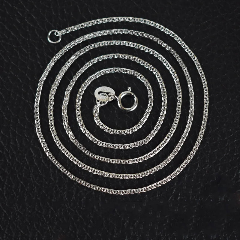 Minimalist Sterling Silver Necklace | Unisex Design, Refined by Elynico