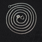 Minimalist Sterling Silver Necklace | Unisex Design, Refined by Elynico