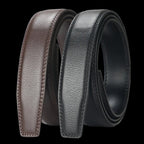 Elynico Men's Casual Leather Belt – Automatic Buckle, Adjustable Fit
