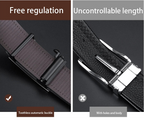 Elynico Auto-Lock Leather Belt — Minimalist Look, Maximum Comfort