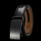 Elynico Men’s Business Leather Belt – Elegant Automatic Alloy Buckle