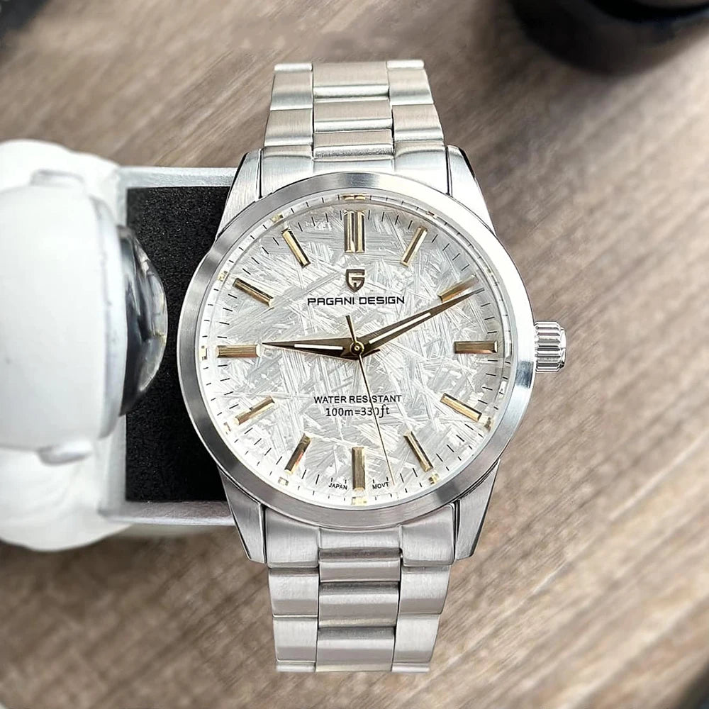 Elynico™ Pagani 40mm Sapphire Quartz Watch – Meteorite Edition