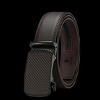 Elynico Men’s Business Leather Belt – Elegant Automatic Alloy Buckle