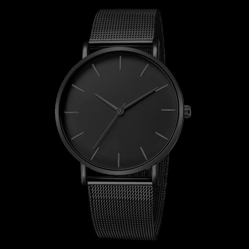 Elynico Midnight Steel Quartz — The Essence of Minimal Business Style