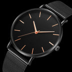 Elynico Midnight Steel Quartz — The Essence of Minimal Business Style
