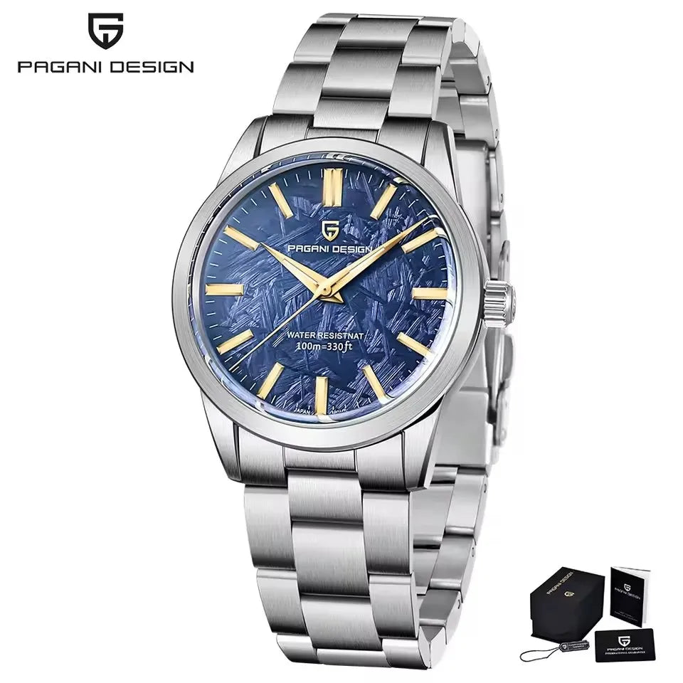 Elynico™ Pagani 40mm Sapphire Quartz Watch – Meteorite Edition