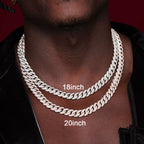 Elynico 10mm Iced Cuban Chain – Hip Hop Luxury Chain for Men & Women