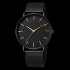 Elynico Midnight Steel Quartz — The Essence of Minimal Business Style